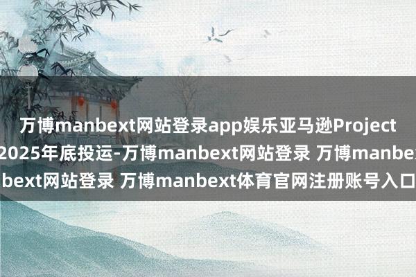 万博manbext网站登录app娱乐亚马逊Project Kuiper卫星互联网见识2025年底投运-万博manbext网站登录 万博manbext体育官网注册账号入口
